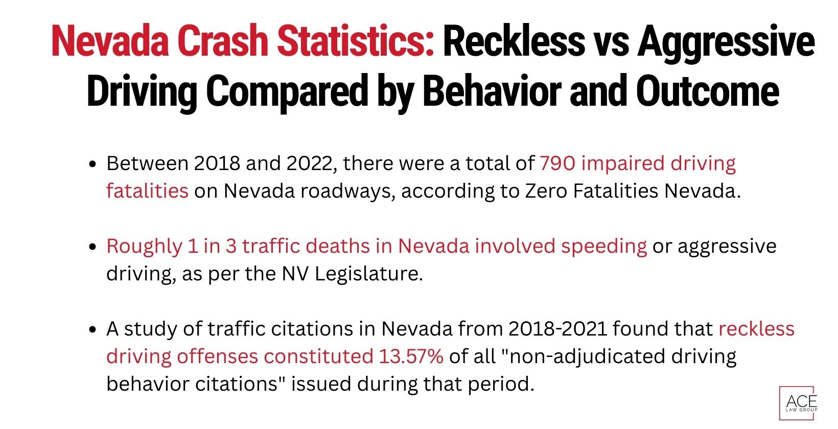 Nevada crash statistics